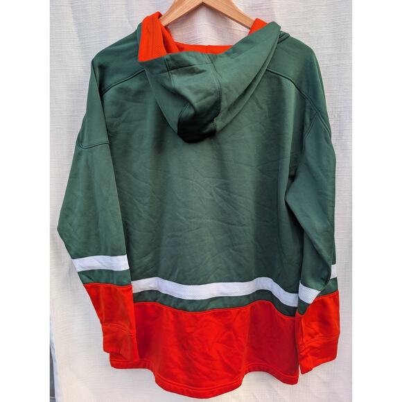 Fanatics Mens Miami Hurricanes First Battle Pullover Hoodie Sz L NCAA Baseball - Picture 5 of 6